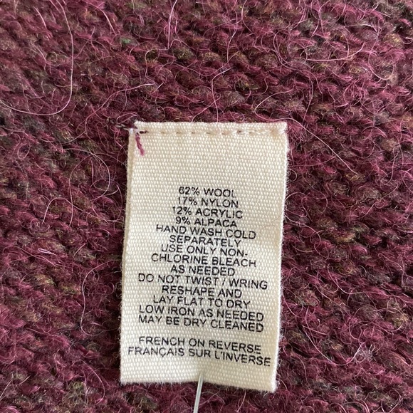 Anthropologie Sleeping On Snow Cozy Times Two sweater double layer gorgeous - Picture 14 of 16